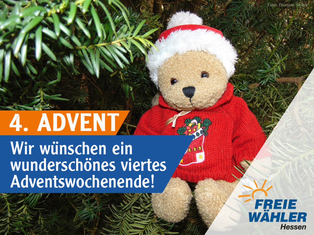 4. Advent – Wir wünschen ein wunderschönes viertes Adventswochenende!