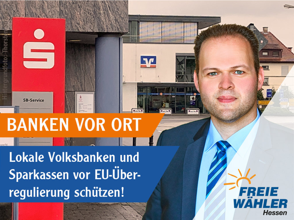 Fortbestand von Volksbanken und Sparkassen sichern!